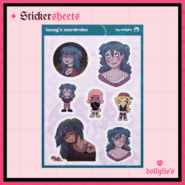 Lacey's Flash Games┊Stickers Sheet