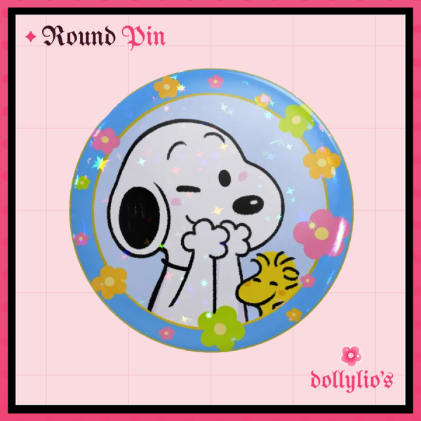 Snoopy┊Round Pin