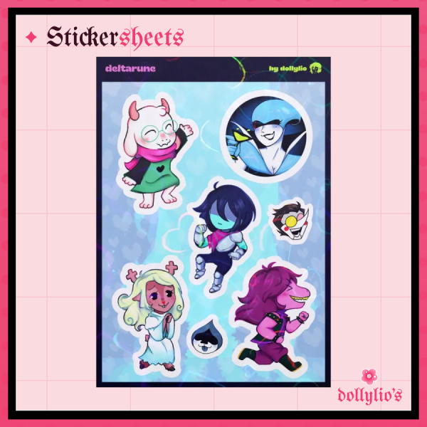 Deltarune Chapter 2┊Stickers Sheet