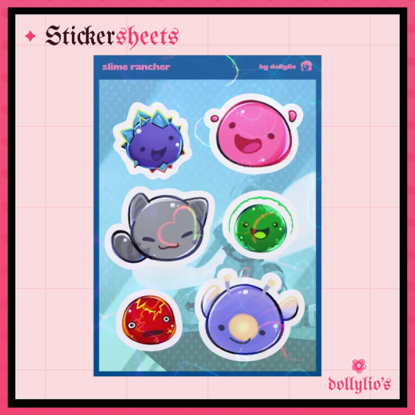 Slime Rancher┊Stickers Sheet