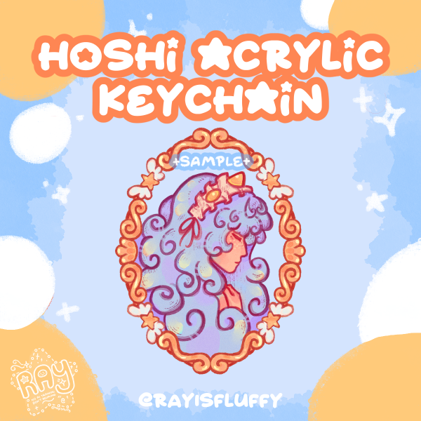 Hoshi Rainbow Acrylic Keychain