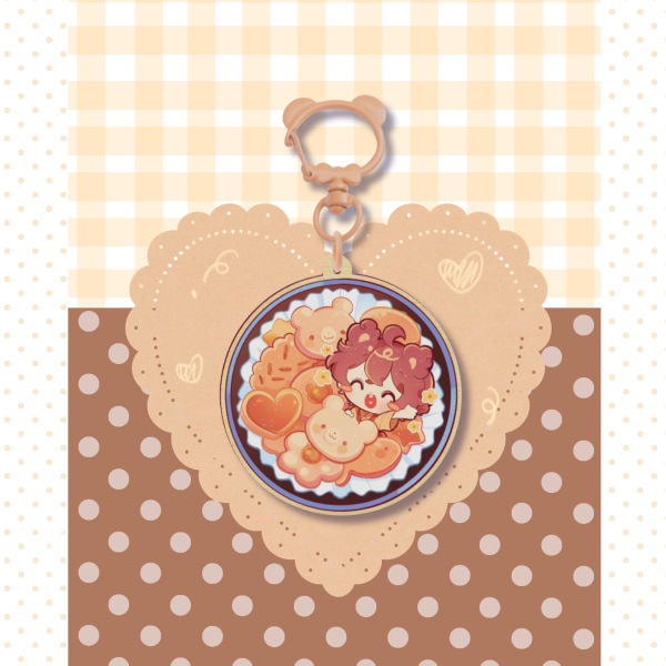 Wood Keychains ฅ՞•ﻌ•՞ฅ