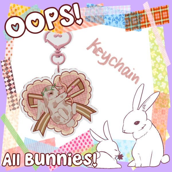 Cute Lace Heart Bunny