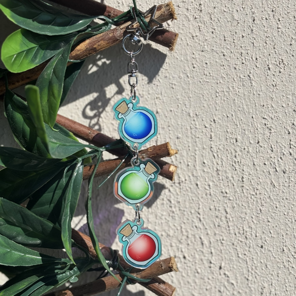 Potion Set Keychain
