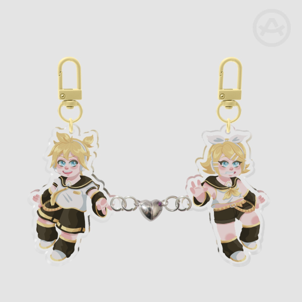 Kagamine RIN/LEN magnet keychains