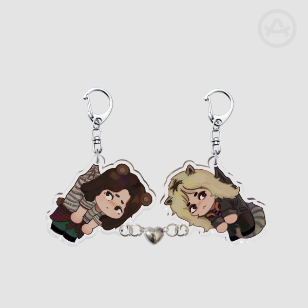 ShaunaNat Acrylic Magnet Keychains