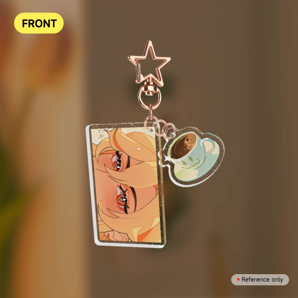 Haikaveh Coffee shop scene keychain ☕️ - Kaveh