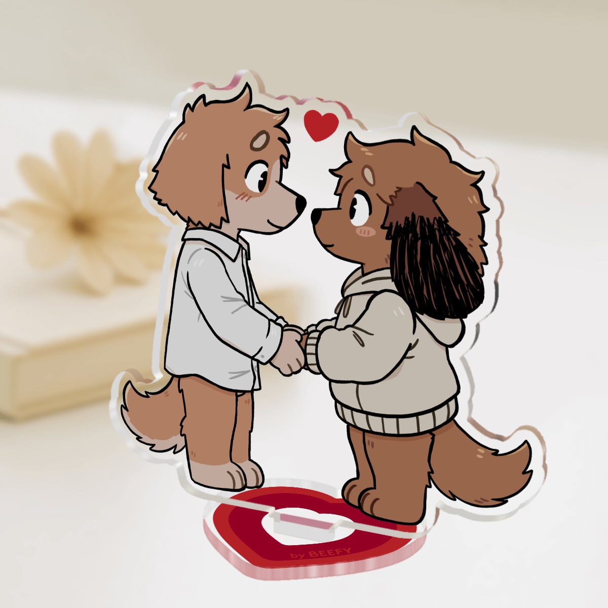 Noy ❤️ Joseph 🐶🩲 - Smell Clear Acrylic Standees