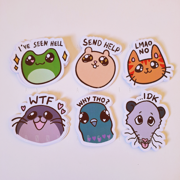 Meme Critter Keychains