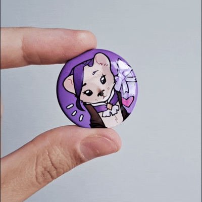 Caitlyn 2XKO Mongoose Button Pin Round Badge