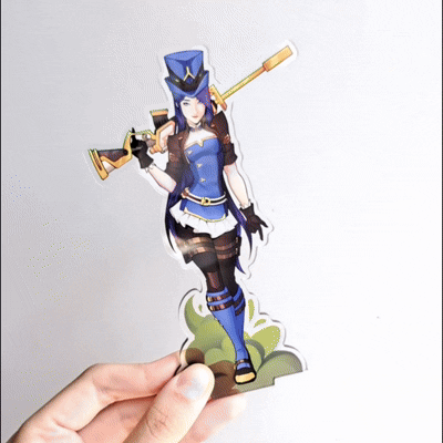 Caitlyn 2XKO Acrylic Standee