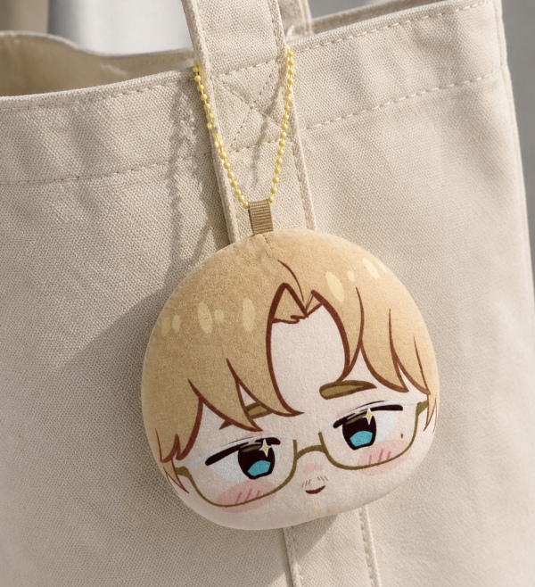 Ryland Grace Mochi Face Plush Keychain