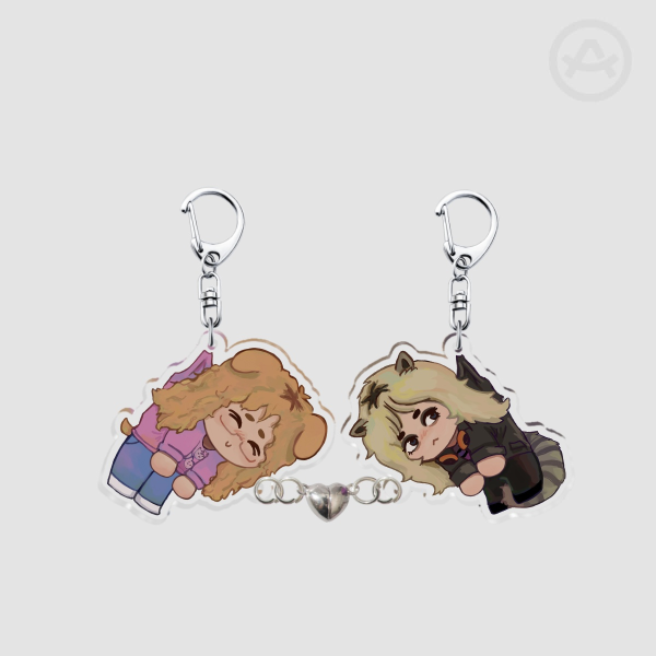 MistyNat Acrylic Magnet Keychains