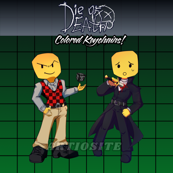 Devesto and Mequot Set | DieofDeath | Roblox | keychain