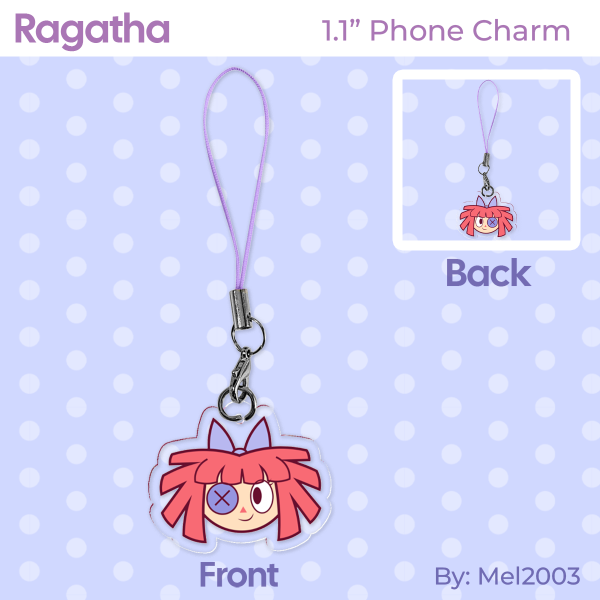 Ragatha - Acrylic Phone Charm