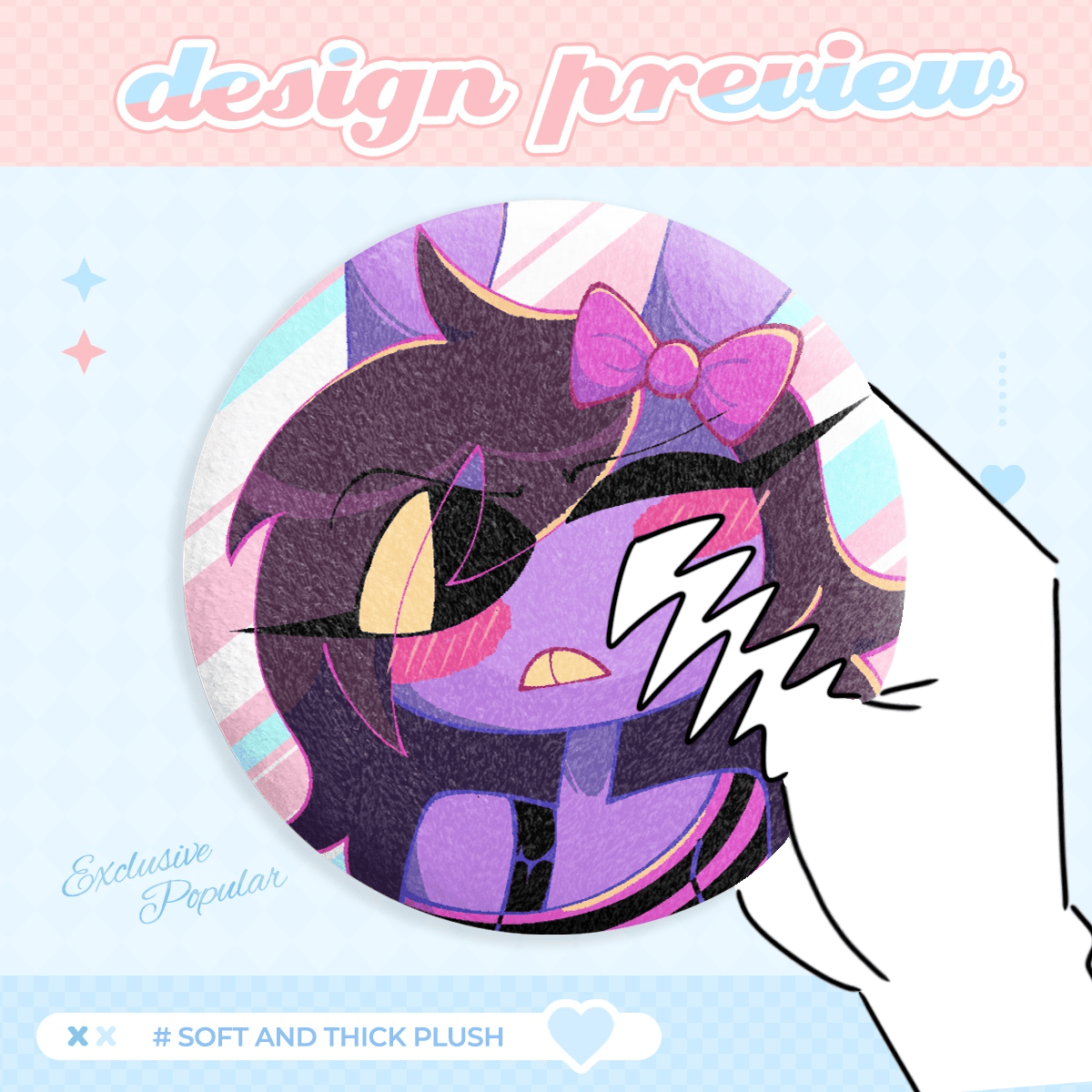 Jax tadc plush badge