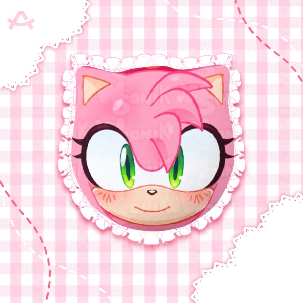 Amy Rose - Cat Plush Pin