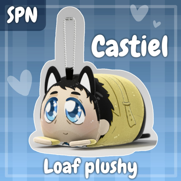 Cat Castiel Mochikororin Plush Keychains