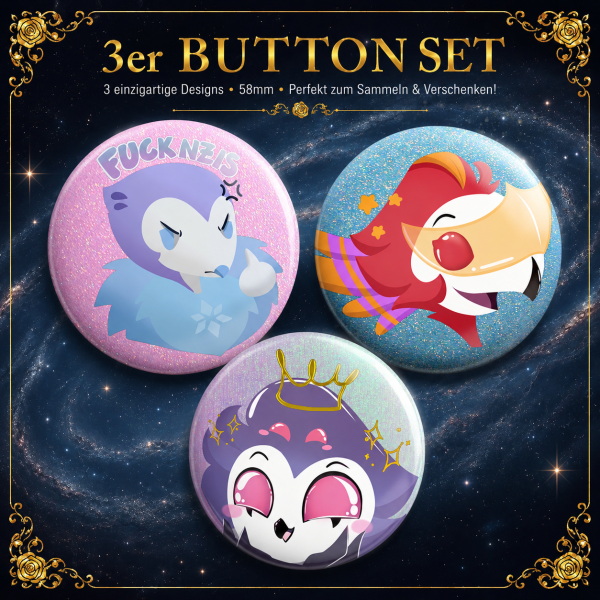 Chibi Birb Buttons
