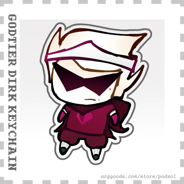 Godtier Dirk Keychain