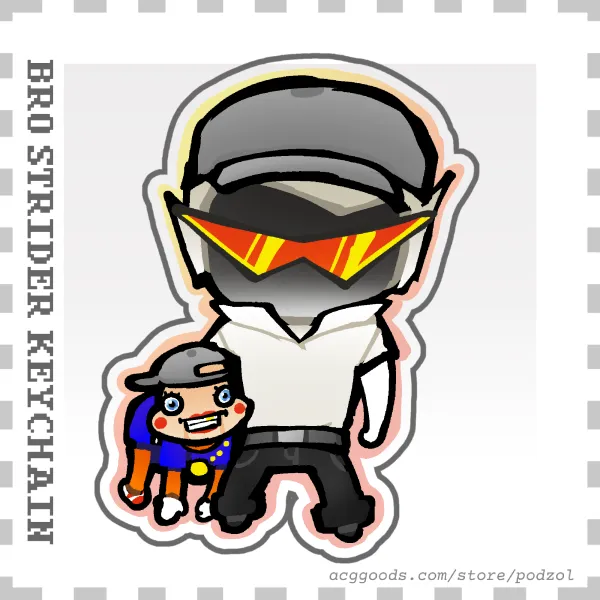 Bro Strider Keychain