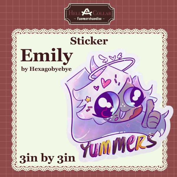 Emily Sticker || Maid Hell-A-Collab Collection