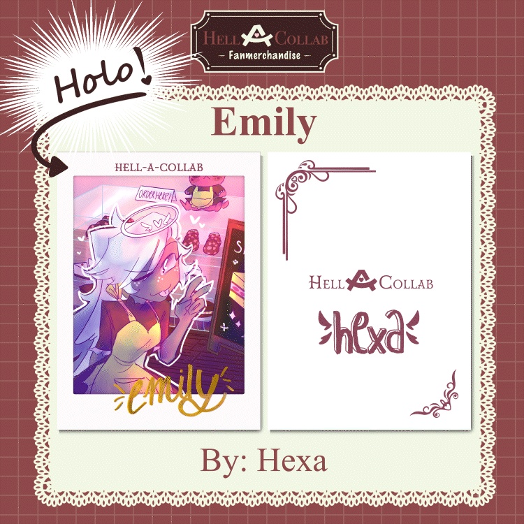 Emily Card || Maid Hell-A-Collab Collection