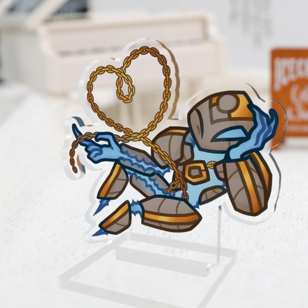 Chain heart standee