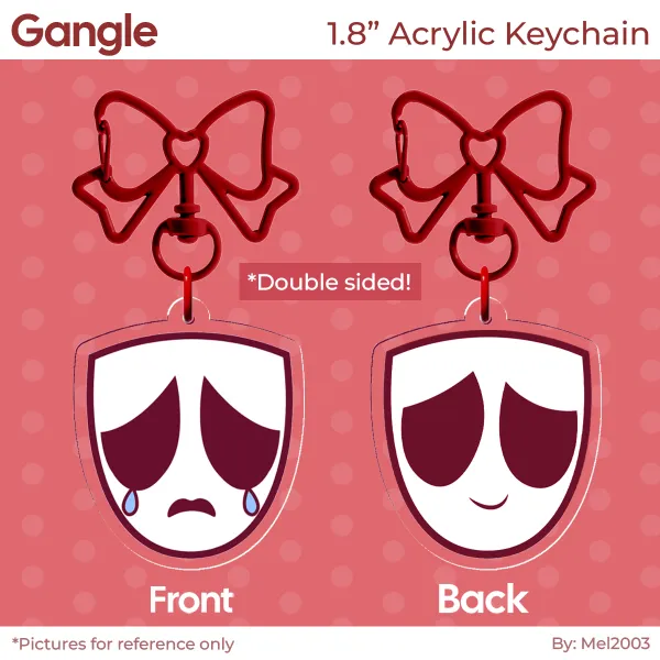 Gangle - Double Sided Acrylic Keychain