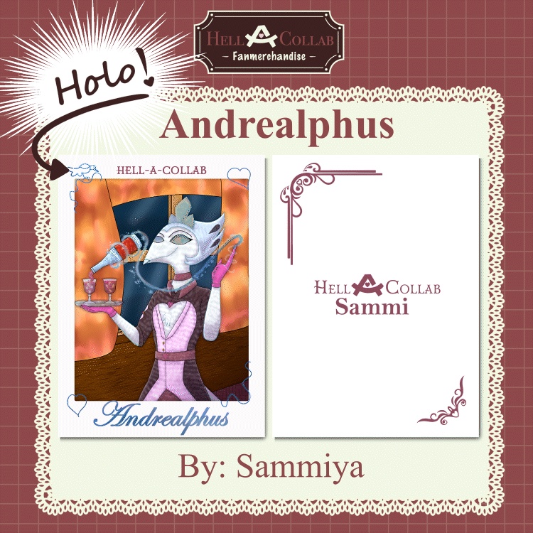 Andrealphus card Maid Cafe Hellacollab