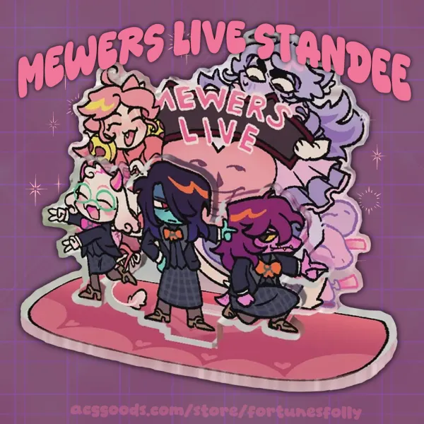 Pink Mewers Live - Standee