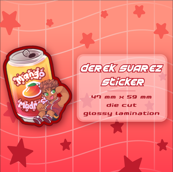 Derek Soda Sticker