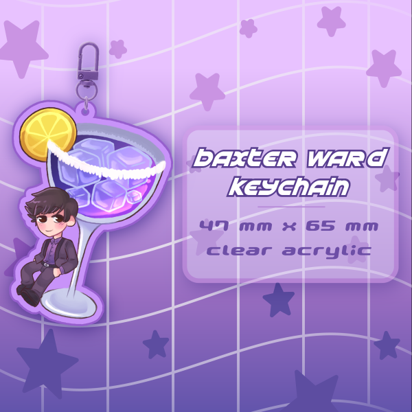 Baxter Cocktail Acrylic Keychain