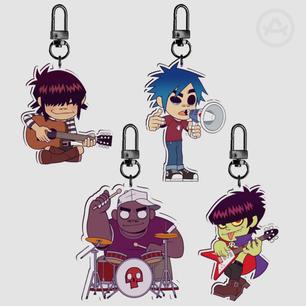 Gorillaz Demon Days (Keychain Set)
