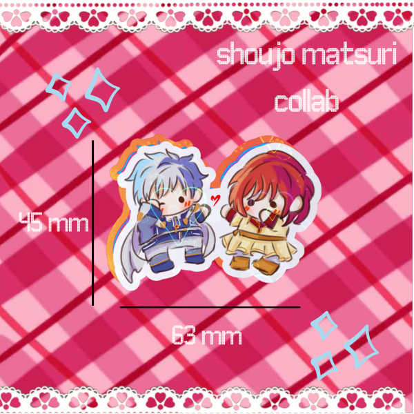 Shirayuki and Zen Sticker