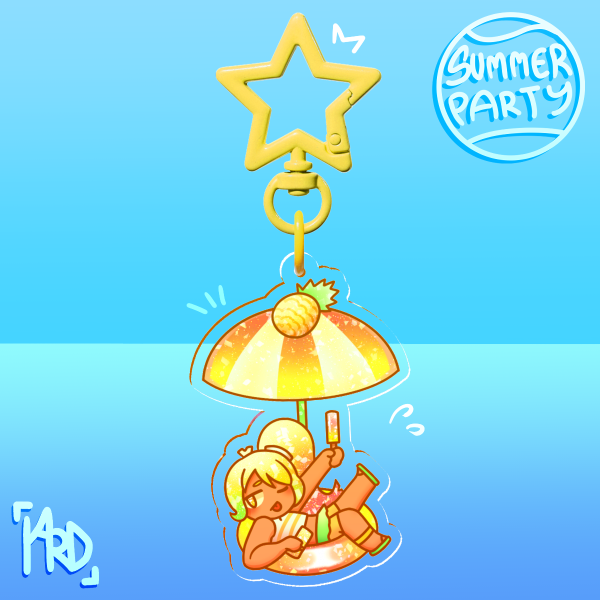 Akita Neru Acrylic Keychain - VOCALOID SUMMER PARTY!
