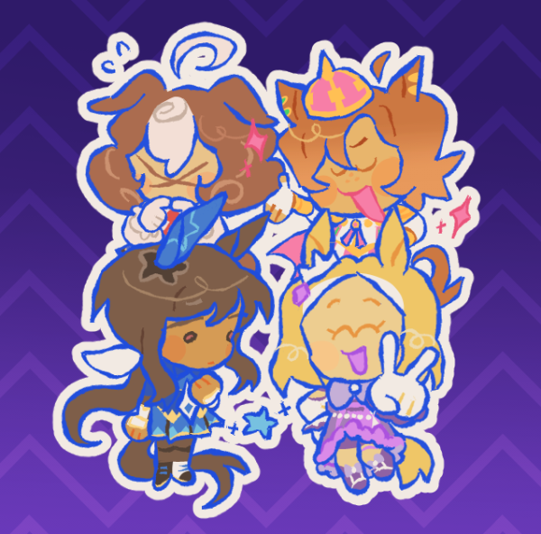 UMAMUSUME - ROAD TO THE TOP STICKER SET