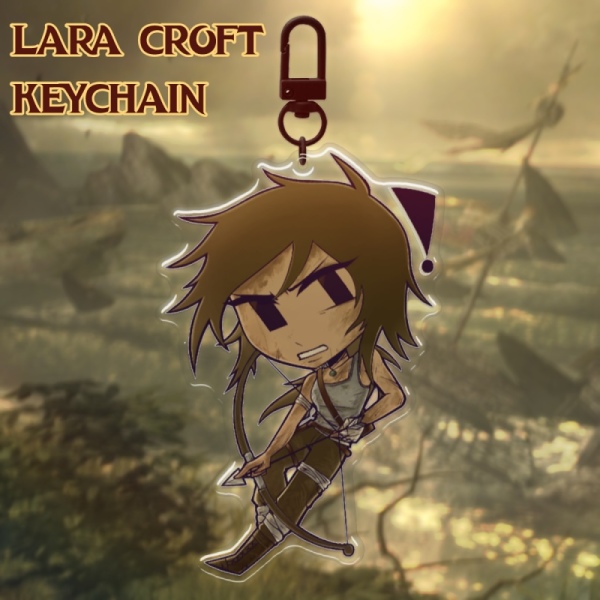 Lara Croft keychain - Tomb Raider 2013