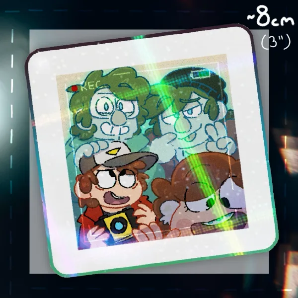 Ghost Stans Selfie Sticker