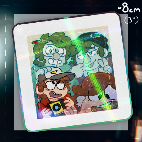 Ghost Stans Selfie Sticker