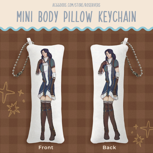 Caitlyn Mini Body Pillow Keychain