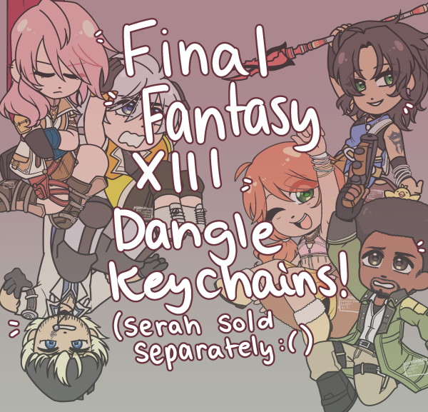 [ Final Fantasy XIII] dangly party members