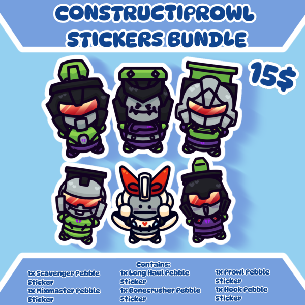 ConstructiProwl Stickers Bundle
