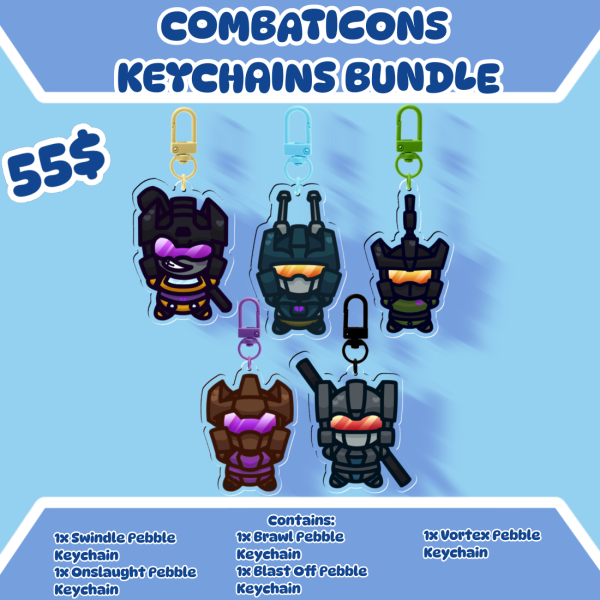 Combaticons Keychains Bundle
