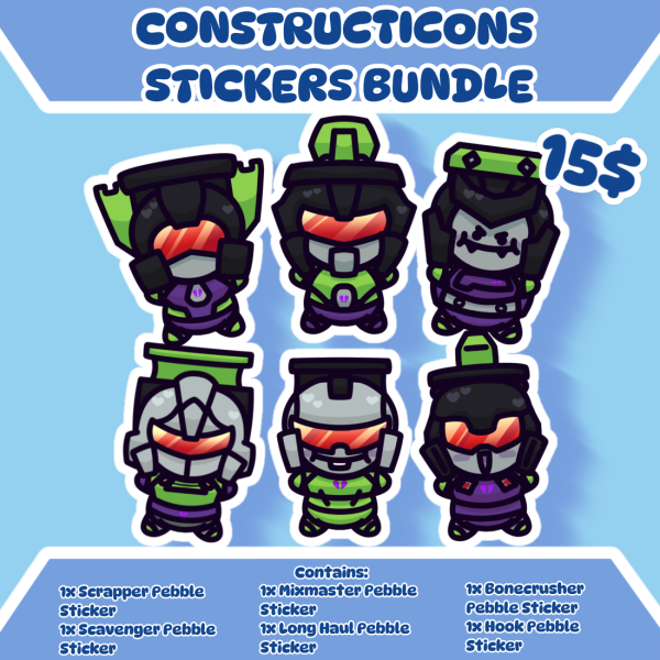 Constructicons Stickers Bundle