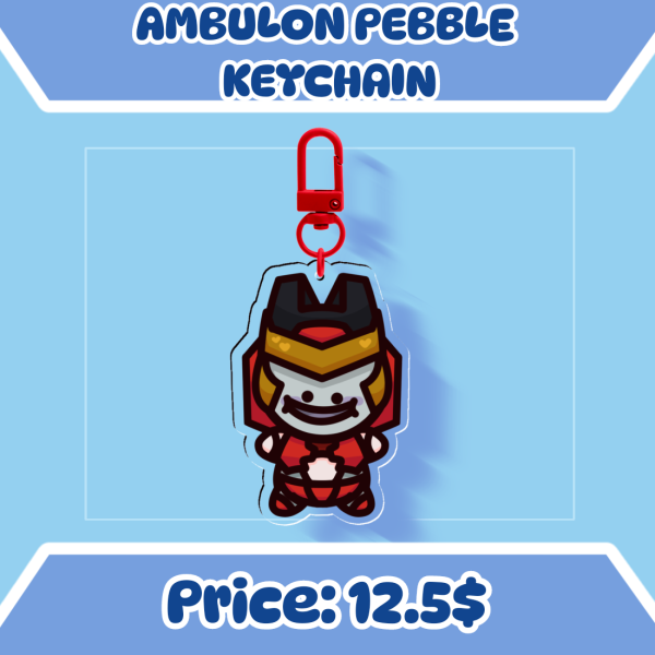 Ambulon Pebble Keychain