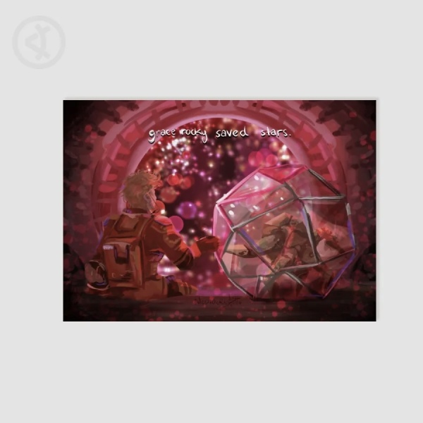 Grace Rocky Saved Stars Poster Print