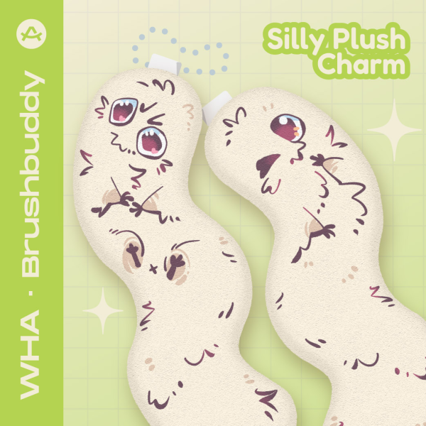 Silly Brushbug Plush Charm