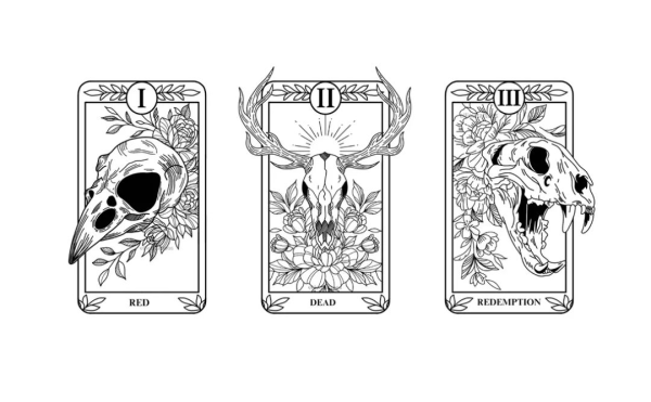 Red Dead Redemption Tarot Standee Trio