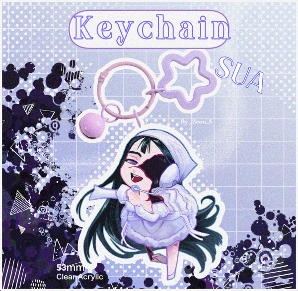 ZOMST Sua Acrylic Keychain